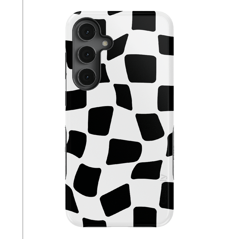 Funky Checkerboard | High Contrast Design Case Phone Case Casetry Bold + MagSafe® Galaxy S25 Plus 