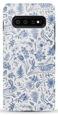 Hop & Bloom | Bunny Toile Case Phone Case Casetry Essential Galaxy S10 Plus 
