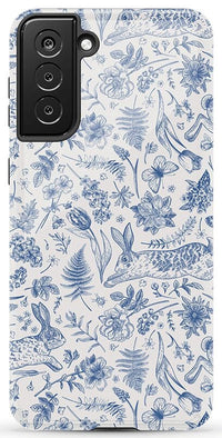 Hop & Bloom | Bunny Toile Case Phone Case Casetry Essential Galaxy S21 Plus 