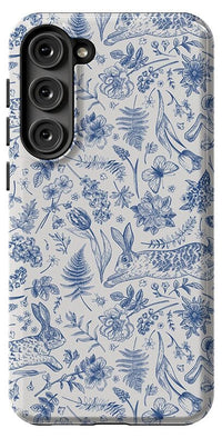 Hop & Bloom | Bunny Toile Case Phone Case Casetry Essential Galaxy S23 Plus 