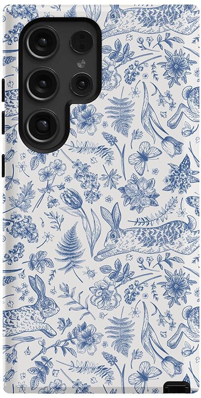 Hop & Bloom | Bunny Toile Case Phone Case Casetry Essential Galaxy S24 Ultra 