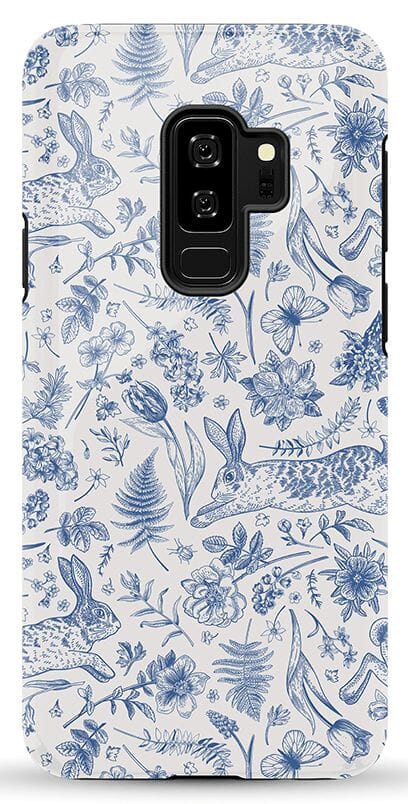 Hop & Bloom | Bunny Toile Case Phone Case Casetry Essential Galaxy S9 Plus 