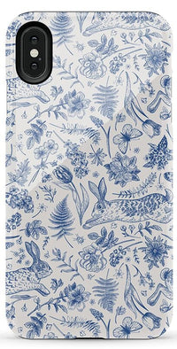 Hop & Bloom | Bunny Toile Case Phone Case Casetry Essential iPhone XS Max 