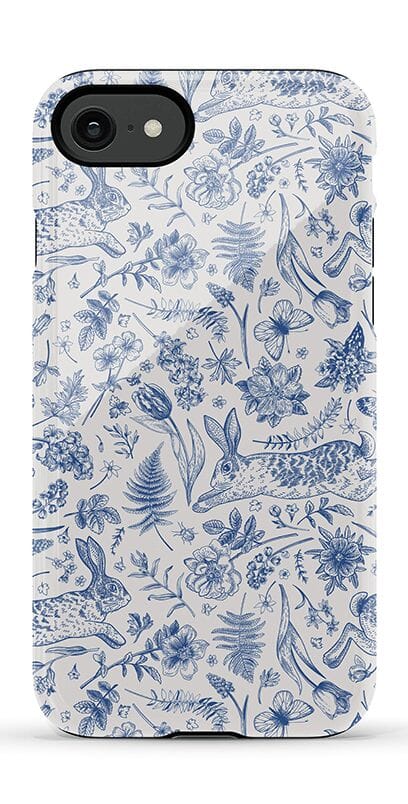Hop & Bloom | Bunny Toile Case Phone Case Casetry Essential iPhone SE (2020 & 2022) 