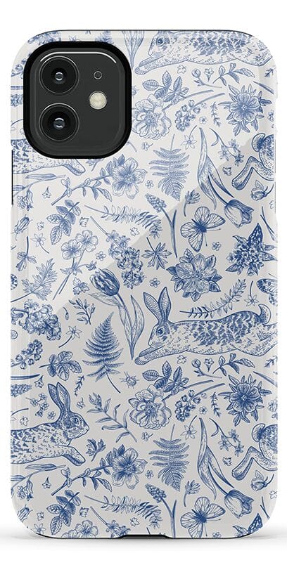 Hop & Bloom | Bunny Toile Case Phone Case Casetry Essential iPhone 11 