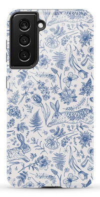 Hop & Bloom | Bunny Toile Case Phone Case Casetry Essential Galaxy S21 