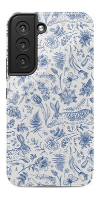 Hop & Bloom | Bunny Toile Case Phone Case Casetry Essential Galaxy S22 