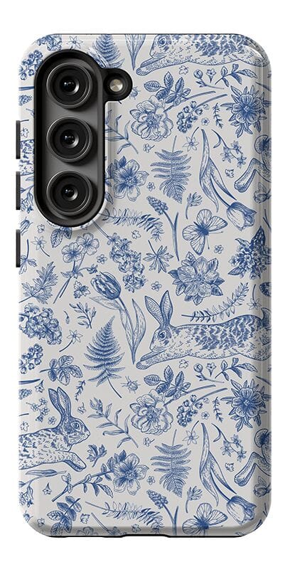 Hop & Bloom | Bunny Toile Case Phone Case Casetry Essential Galaxy S23 