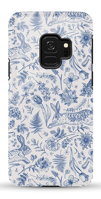 Hop & Bloom | Bunny Toile Case Phone Case Casetry Essential Galaxy S9 