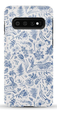 Hop & Bloom | Bunny Toile Case Phone Case Casetry Essential Galaxy S10 
