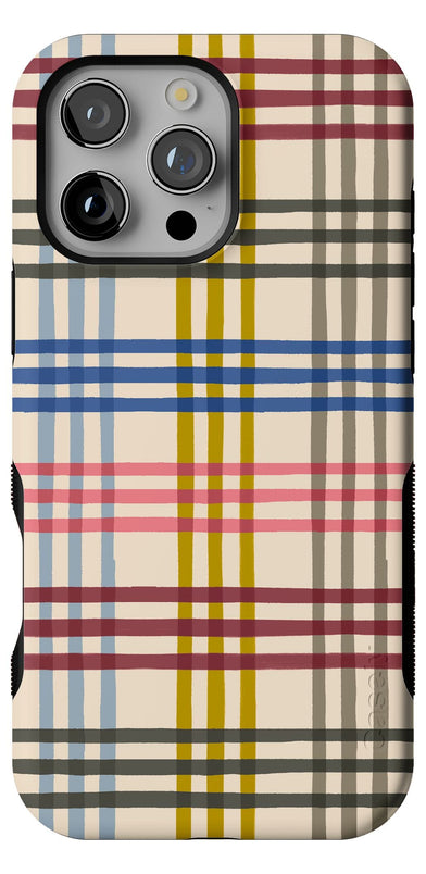 Colorful Plaid | Kitty & Vibe Holiday Case Phone Case Casetry 