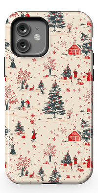 Winter Nostalgia | Vintage Holiday Case Phone Case Casetry Essential + MagSafe® iPhone 12 Pro 