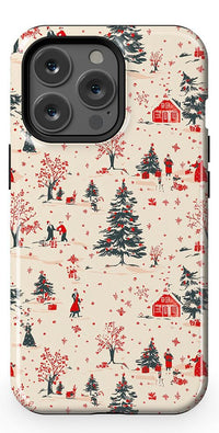 Winter Nostalgia | Vintage Holiday Case Phone Case Casetry Essential + MagSafe® iPhone 13 Pro 