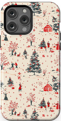 Winter Nostalgia | Vintage Holiday Case Phone Case Casetry Essential + MagSafe® iPhone 13 Pro Max 