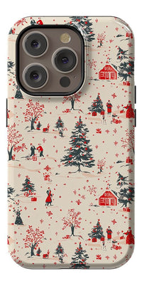 Winter Nostalgia | Vintage Holiday Case Phone Case Casetry Essential + MagSafe® iPhone 14 Pro 