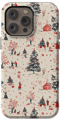 Winter Nostalgia | Vintage Holiday Case Phone Case Casetry Essential + MagSafe® iPhone 14 Pro Max 