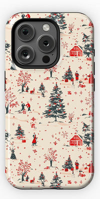 Winter Nostalgia | Vintage Holiday Case Phone Case Casetry Essential + MagSafe® iPhone 15 Pro 