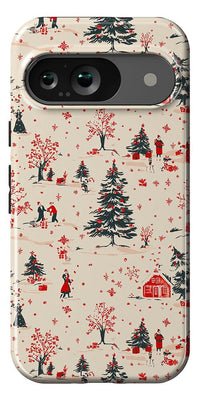 Winter Nostalgia | Vintage Holiday Case Phone Case Casetry Essential Google Pixel 9 