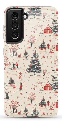 Winter Nostalgia | Vintage Holiday Case Phone Case Casetry Essential Galaxy S21 