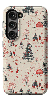 Winter Nostalgia | Vintage Holiday Case Phone Case Casetry Essential Galaxy S23 