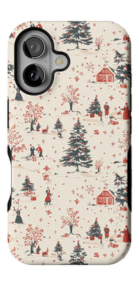 Winter Nostalgia | Vintage Holiday Case Phone Case Casetry Bold + MagSafe® iPhone 16 