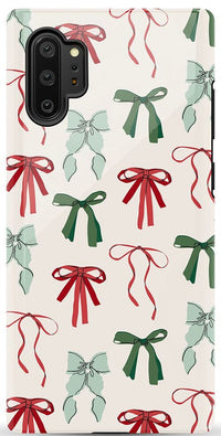 Festive Girlie | Holiday Bows Case Phone Case Casetry Essential Galaxy Note 10 Plus 