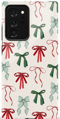 Festive Girlie | Holiday Bows Case Phone Case Casetry Essential Galaxy Note 20 Ultra 