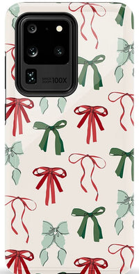 Festive Girlie | Holiday Bows Case Phone Case Casetry Essential Galaxy S20 Ultra 