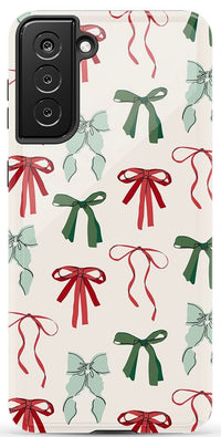 Festive Girlie | Holiday Bows Case Phone Case Casetry Essential Galaxy S21 Plus 