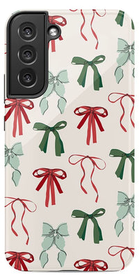 Festive Girlie | Holiday Bows Case Phone Case Casetry Essential Galaxy S22 Plus 