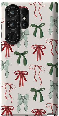 Festive Girlie | Holiday Bows Case Phone Case Casetry Essential Galaxy S23 Ultra 