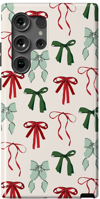 Festive Girlie | Holiday Bows Case Phone Case Casetry Essential Galaxy S24 Ultra 