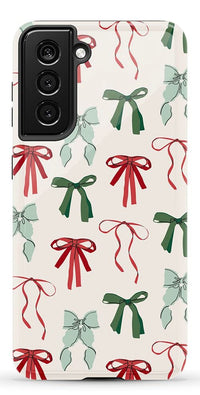 Festive Girlie | Holiday Bows Case Phone Case Casetry Essential Galaxy S21 