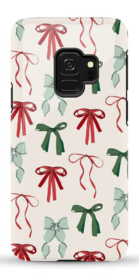 Festive Girlie | Holiday Bows Case Phone Case Casetry Essential Galaxy S9 