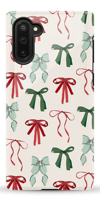 Festive Girlie | Holiday Bows Case Phone Case Casetry Essential Galaxy Note 10 