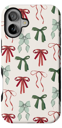 Festive Girlie | Holiday Bows Case Phone Case Casetry Bold + MagSafe® iPhone 16 Plus 