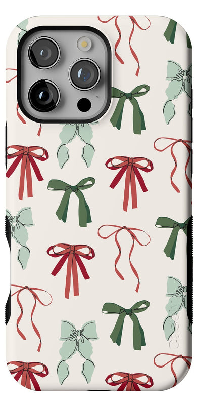 Festive Girlie | Holiday Bows Case Phone Case Casetry 