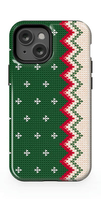 Grandpa's Sweater | Holiday Knit Case Phone Case Casetry Essential + MagSafe® iPhone 13 Mini 