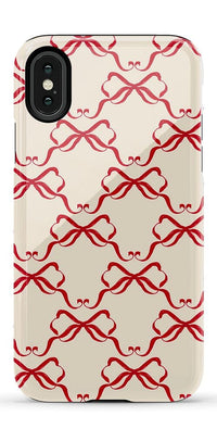 All Wrapped Up | Vintage Bows Case Phone Case Casetry Essential iPhone X / XS 