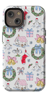 Christmas Morning | Vintage Cartoon Case Phone Case Casetry Essential + MagSafe® iPhone 14 