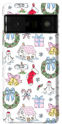 Christmas Morning | Vintage Cartoon Case Phone Case Casetry Essential Google Pixel 6 Pro 