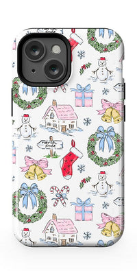 Christmas Morning | Vintage Cartoon Case Phone Case Casetry Essential + MagSafe® iPhone 13 Mini 