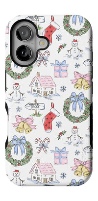 Christmas Morning | Vintage Cartoon Case Phone Case Casetry Bold + MagSafe® iPhone 16 