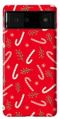 Peppermint Kiss | Candy Cane Case Phone Case Casetry Essential Google Pixel 6 