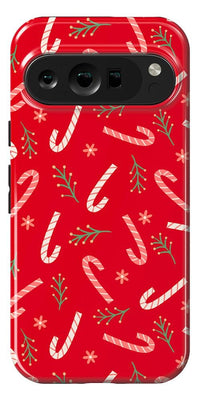 Peppermint Kiss | Candy Cane Case Phone Case Casetry Essential Google Pixel 9 Pro 