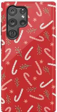 Peppermint Kiss | Candy Cane Case Phone Case Casetry Essential Galaxy S22 Ultra 