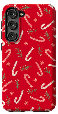 Peppermint Kiss | Candy Cane Case Phone Case Casetry Essential Galaxy S23 Plus 