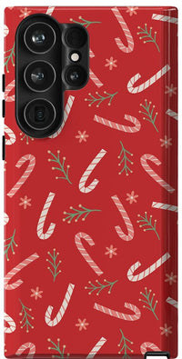 Peppermint Kiss | Candy Cane Case Phone Case Casetry Essential Galaxy S23 Ultra 