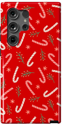 Peppermint Kiss | Candy Cane Case Phone Case Casetry Essential Galaxy S24 Ultra 