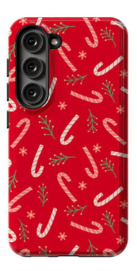 Peppermint Kiss | Candy Cane Case Phone Case Casetry Essential Galaxy S23 